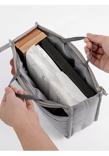 Travel Çanta İçin Mini Grey Organizer Ekleme 243723820 Gri