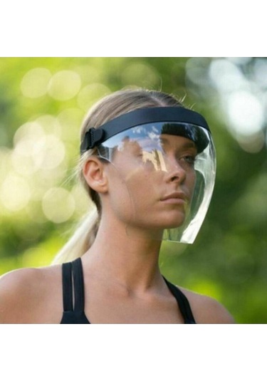 Trendooze Tarzı Şeffaf Şapkalar Pc Önleyici Lens Kaplaması Güvenlik Buğu 1 Al