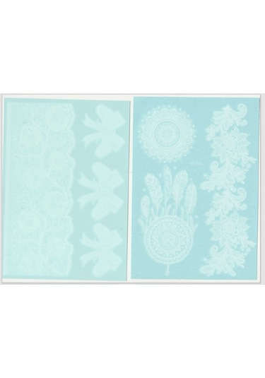 Enhavalı Beyaz Kına Gelin Dövmesi Model6