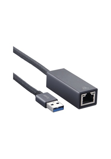 Usb 3.0 Am - Rj45 Gigabit Adaptör Kablosu, Uzunluk: 20 Cm