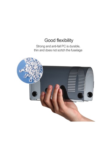 Huawei Matebook X 2020 İçin Darbeye Dayanıklı Kristal Dizüstü Bilgisayar Koruyucu Kılıf Siyah Siya