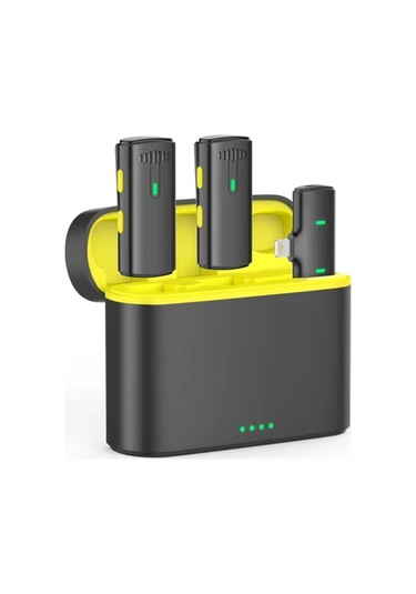 Iphone Uyumlu Lightning Kablosuz K10 Yaka Mikrofonu Youtube Face