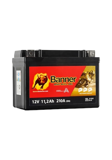 Banner Bike Bull Jel 51201 Gtz14-4 12 V 11 Ah 1