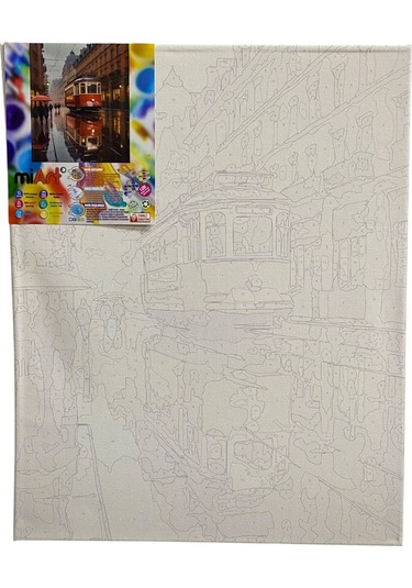 Miart Sayılarla Boyama Seti Taksim 30x40 Cm