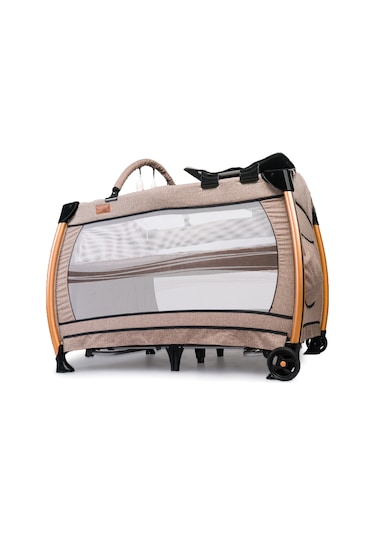 Comfymax Power Park Yatak Oyun Parkı 70x110 - Wood Brown
