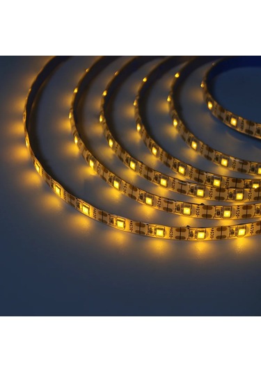 Epistardc 5v Usb Led Şerit Işık Bant - Pembe/sarı/beyaz/kırmızı/mavi/yeşil - 50cm/1m/2m/4m/5m Yellow 3m