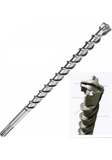 Sds Max Matkap Ucu 4 Elmaslı 28x1000 Mm