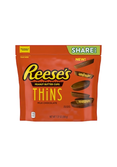 Reese's Peanut Butter Cups Thins Milk Chocolate 208 G