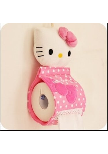 Pembe-satış Kawaii Hello Kıtty Ev Ve Banyo Doku Kutusu Kutu Konteyner Havlu Peçete Kağıtları Çanta Tutucu Kutusu Kasa Kılıfı Doku Kutusu