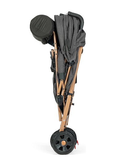 Moje Strong Baston Bebek Arabası Gri Siyah