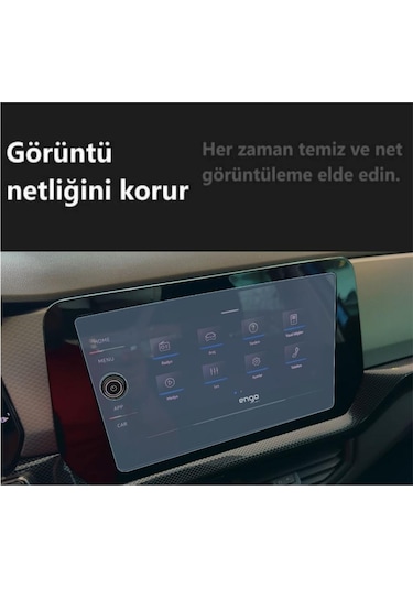 Volkswagen T-roc 8 İnç Ekran Koruyucu Tek Tuşlu Multimedya ' Sadece Ekran Koruyucu