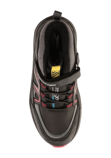 Slazenger KEPHAS IN Çocuk Cırt Cırtlı Siyah / Kırmızı Bot
