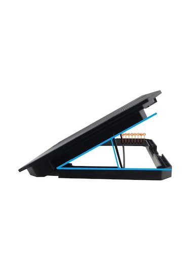 Koodmax N99 Çift Fanlı Laptop Soğutucu - 8 Kademeli Standlı Notebook Soğutucu