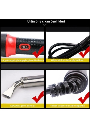 Wellhise Wh-150 150W Balta Uçlu Kalem Havya