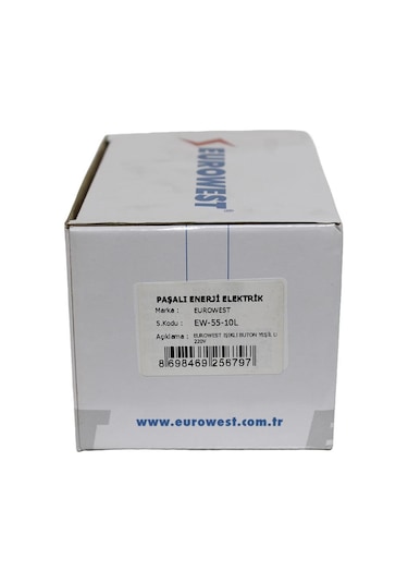 EUROWEST Ew-55-10L 1No Yaylı Led Işıklı Butonu (Yeşil)