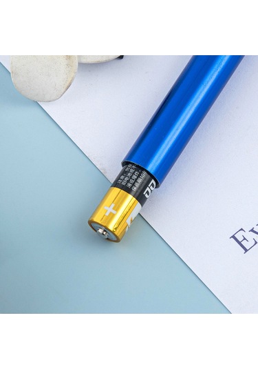 Yuntech01 Işıklı Büyüteçli Elmas Boyama Kalemi - 4 Farklı Uçlu 1,3,6,9 Seti, Piller Dahil Değil, Kırmızı Kırmızı