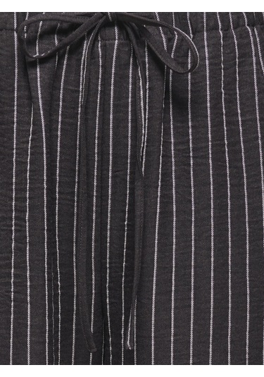 Only Jdy Bayan Çizgili Pantolon 15347074 Siyah