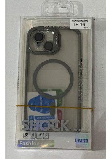 İphone 16 Kılıfı, Kaliteli Kamera Lens Koruyucu Dahil, Magsafe Uyumlu Darbe Dayanaklı, 3 Renk Gri