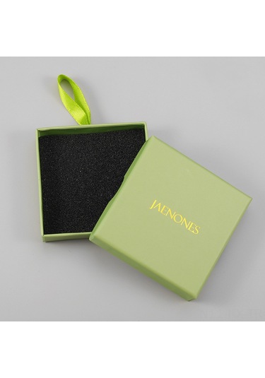 Kangvka Gümüş Ve Pırlanta Bileşenlerini Saklamak İçin Zarf Şeklinde Küçük Boyutlu 7.5 1.8cm Dekoratif Saklama Kutusu - 18g Hafif Tasarım Yeşil