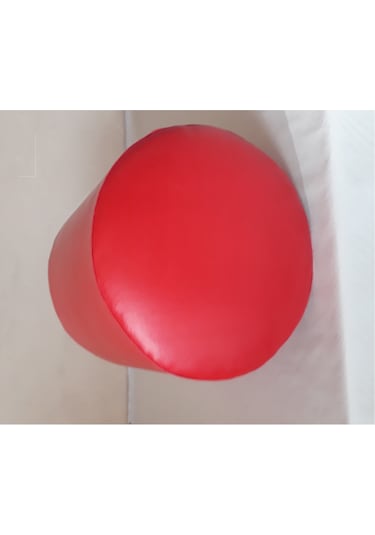 Nesilhomee-Ticaret Deri Kaplama Silindir Puf