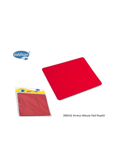 Addıson 300141 Kırmızı Mouse Pad Poşetli