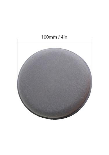 Lemestar 5 Adet Mikrofiber Cila Uygulama Süngeri - Otomobil Bakımı İçin Esnek Bantlı 10cm Yuvarlak Sünger