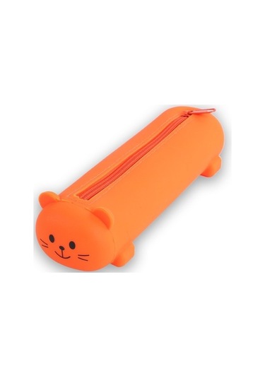 Sevimli Kız Çocukları İçin Silikon Kalem Kutusu, İlkokul Ve Anaokulu Öğrencilerine Özel Renkli Ve Dayanıklı Kırtasiye Malzemesi, Kalemlik Beyaz