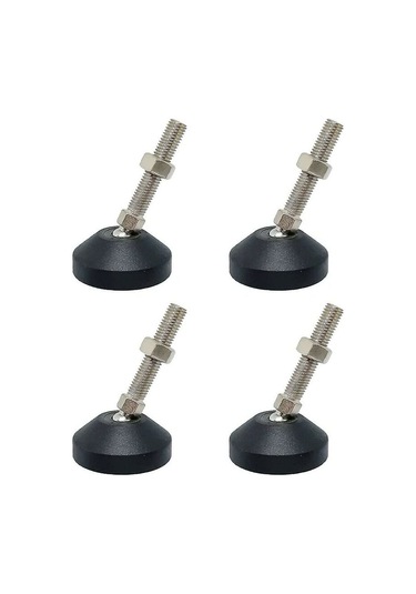Mufunye 4 Adet Ayarlanabilir Masa Tesviye Bacak Ayakları Vidalı Tesviye Ayakları Dişli Kök Ayarlanabilir Yön Mobilya Donanımı