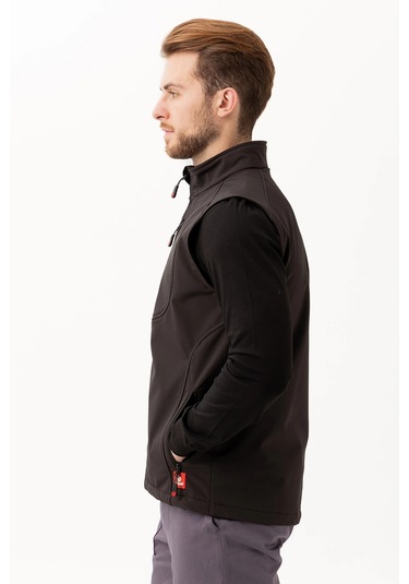 Salina Outdoor Erkek Yelek Günlük Giyim İçin Konforlu Ve Cepli Tasarım Siyah