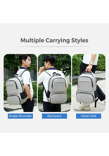 Öğle Yemeği Sırt Çantası, Erkekler Kadınlar Için Yalıtımlı Koyu Gri Diğer Çok Renkli