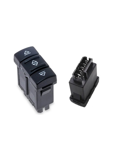 Renault Clio 1 , R19 İle Uyumlu Ön Sol Cam Açma Düğmesi 5 Pin