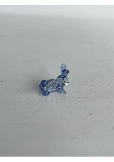 El Yapımı Mini Murano Cam Tavşan Biblo A128-02