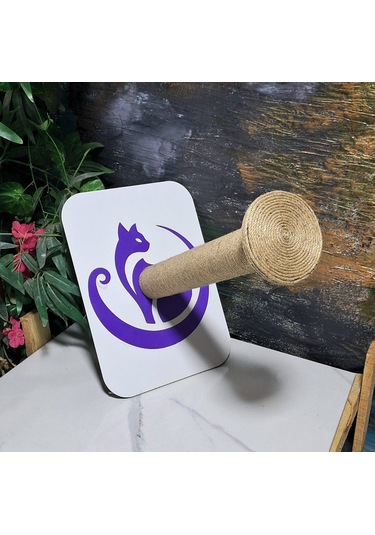 Kedi Tırmala Tahtası Lazer Kesim Ahşap Resimli3