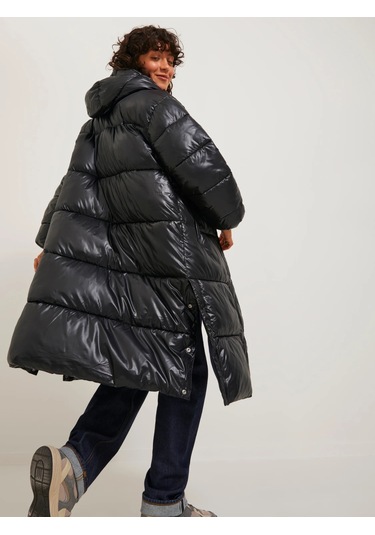 Jjxx Kapüşonlu Şişme Siyah Kadın Mont 12236546 001