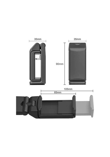 Uçak Telefon Tutucu, 360 Dönebilen Ayarlanabilir Telefon Tutucu, Ayaklı/klipsli Telefon Tutucu Diğer