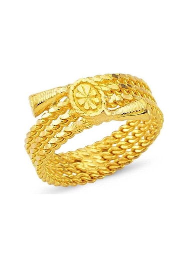 Sıralı Burma Yüzük 22 Ayar Altın 6.00 Gram