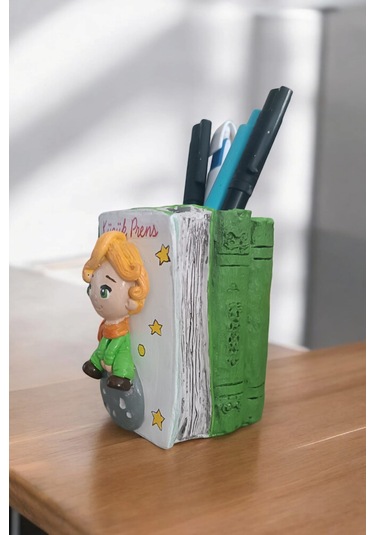 Küçük Prens Kitabı Şeklindeki Kalemlik 10x8 Cm