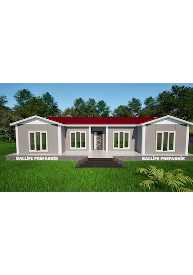 Ballife Prefabrik 129 M2 Standart Prefabrik Konut