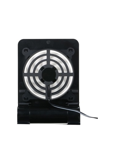 Pazly Bilgisayar Standı Katlanabilir Cep Telefonu/tab. Soğutma Standı, 8cm Fan, 16x10x3cm, Siyah/beyaz, Kolay Kurulum