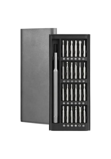 25 Parça 24 Farklı Uçlu Mıknatıslı 25 İn 1 Tornavida Seti