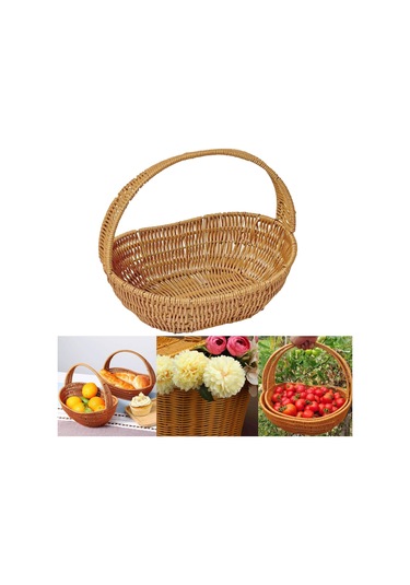 Homyl Dokuma Organizatör Sepet Seyahat Plaj Ev Için S