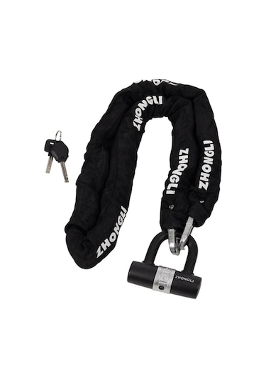 Zhongli Zincir Kilit Ve U Kilit 10 150 Cm Zincir Kilidi