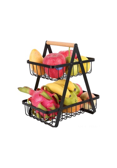 Tenfowee Beyaz Çift Katlı Çekirdekli Demir Sepet, Mutfak Organizer, Meyve Tutucu, Ev Depolama Rafı - Kc-sgl861 Beyaz Tenfowee Beyaz Çift Katlı Çekirdekli Demir Sepet, Mutfak Organizer, Meyve Tutucu, Ev Depolama Rafı - Kc-sgl861 Beyaz