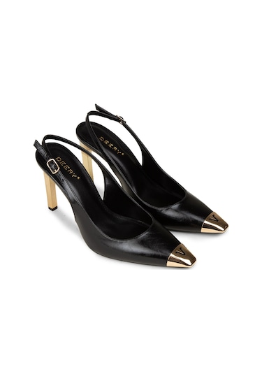 Deery Kadın Siyah Slingback Stiletto - Rd141zsyhm01 siyah