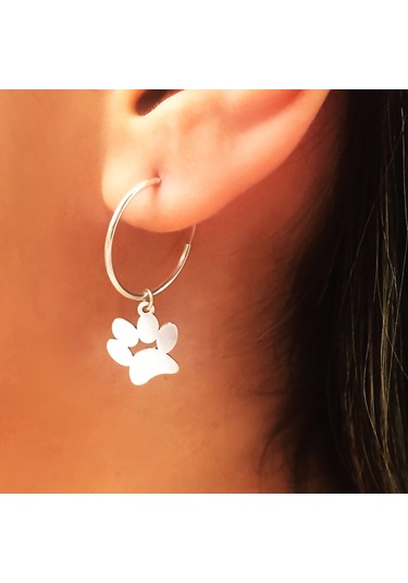 Azuris 925 Ayar Gümüş Pati  Küpe