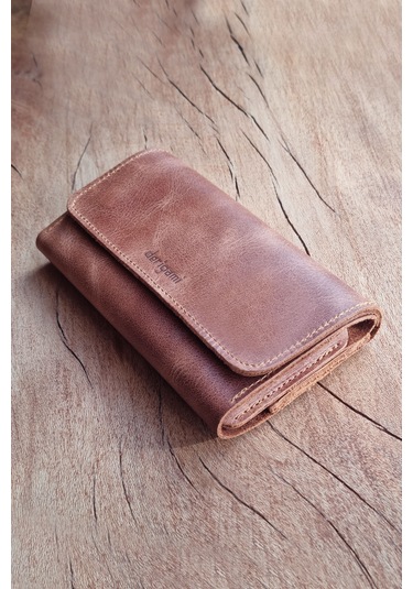 Derigami Deri Tütün Kesesi Tütün Çantası Tütünlük