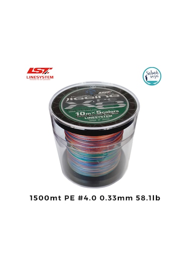 Linesystem Jigging X8 İp Misina Pe 4.0 0.33mm 58.1lb 1500mt 0