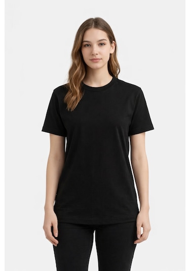Monox Unisex Basic Tişort Siyah