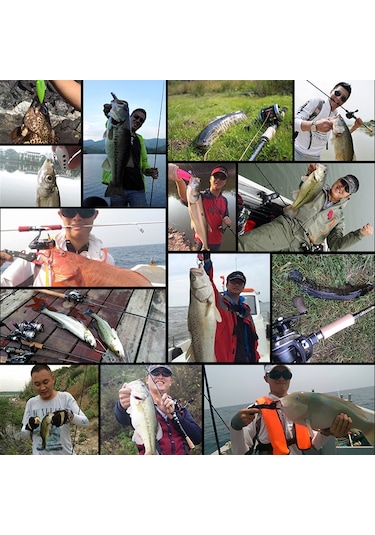 Hengjıa 43 Adet Sinek Balıkçılık Cazibesi Seti 6 Modelleri Olta Takımı Plastik Sert Yem Cazibesi Wobbler Sazan