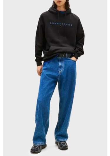Tommy Jeans Erkek Sweat Dm0dm20746 0gk Siyah Siyah